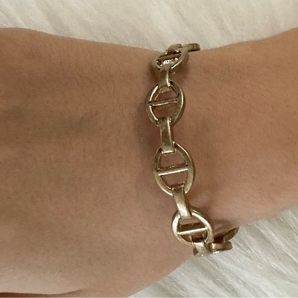 Canvas Gold Chain Bracelet​